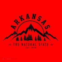 Arkansas Natural State America Usa Souvenir Santa Hat thumb 1