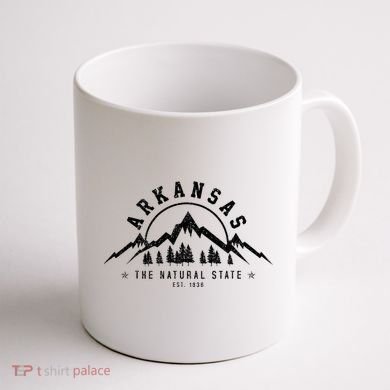 Arkansas Natural State America Usa Souvenir Coffee Mug back