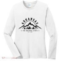 Arkansas Natural State America Usa Souvenir Women's Long Sleeve Shirt thumb 0