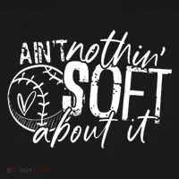 Aint Nothin Soft About It Softball Toddler Hoodie thumb 2