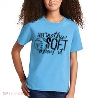 Aint Nothin Soft About It Softball Kids T-Shirt thumb 2