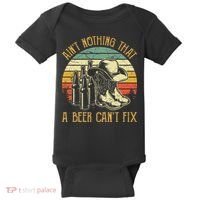 Aint Nothing That A Beer Cant Fix Country Music Baby Bodysuit thumb 0