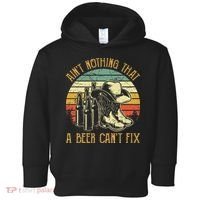 Aint Nothing That A Beer Cant Fix Country Music Toddler Hoodie thumb 0