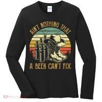 Aint Nothing That A Beer Cant Fix Country Music Women's Long Sleeve Shirt thumb 0