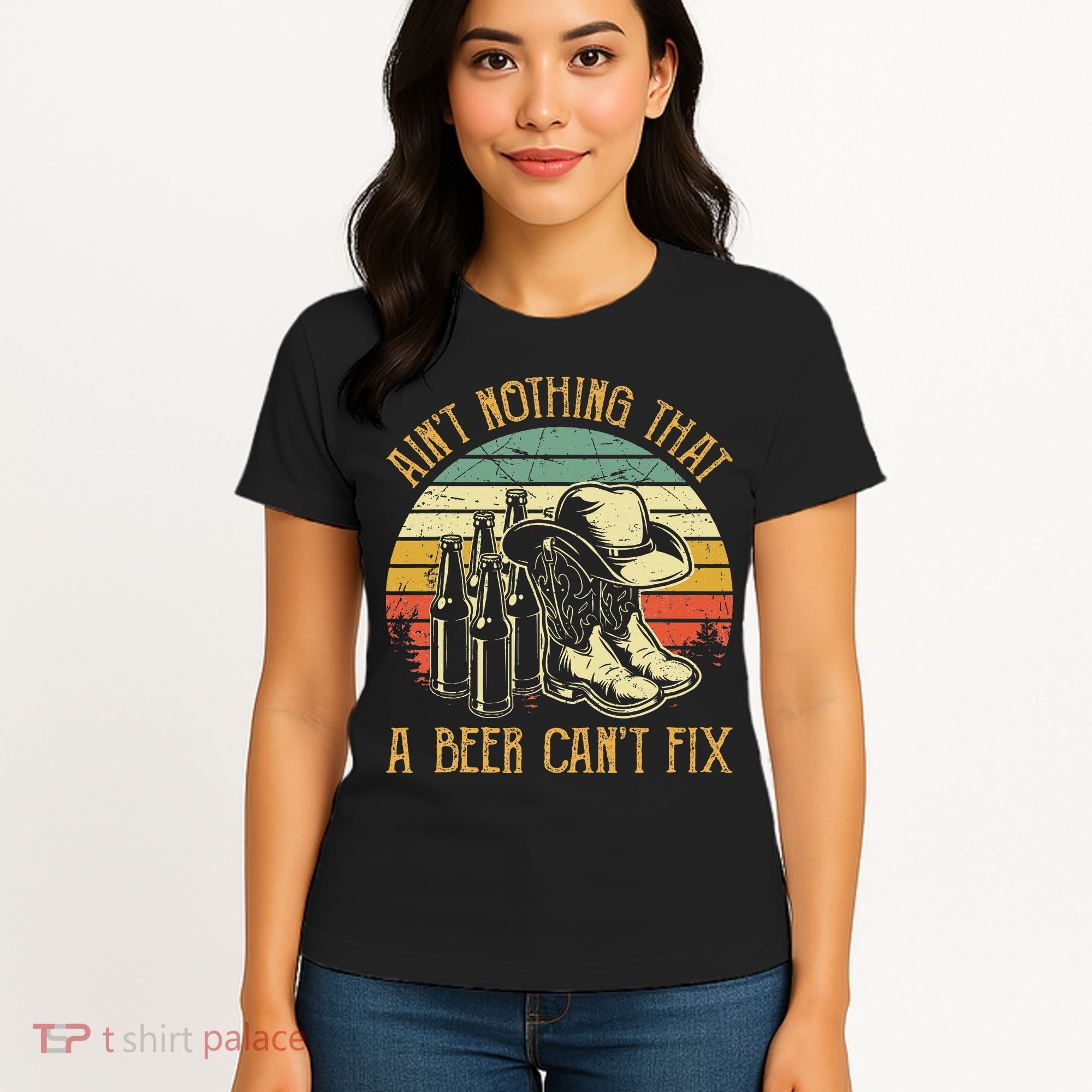Aint Nothing That A Beer Cant Fix Country Music Women's T-Shirt