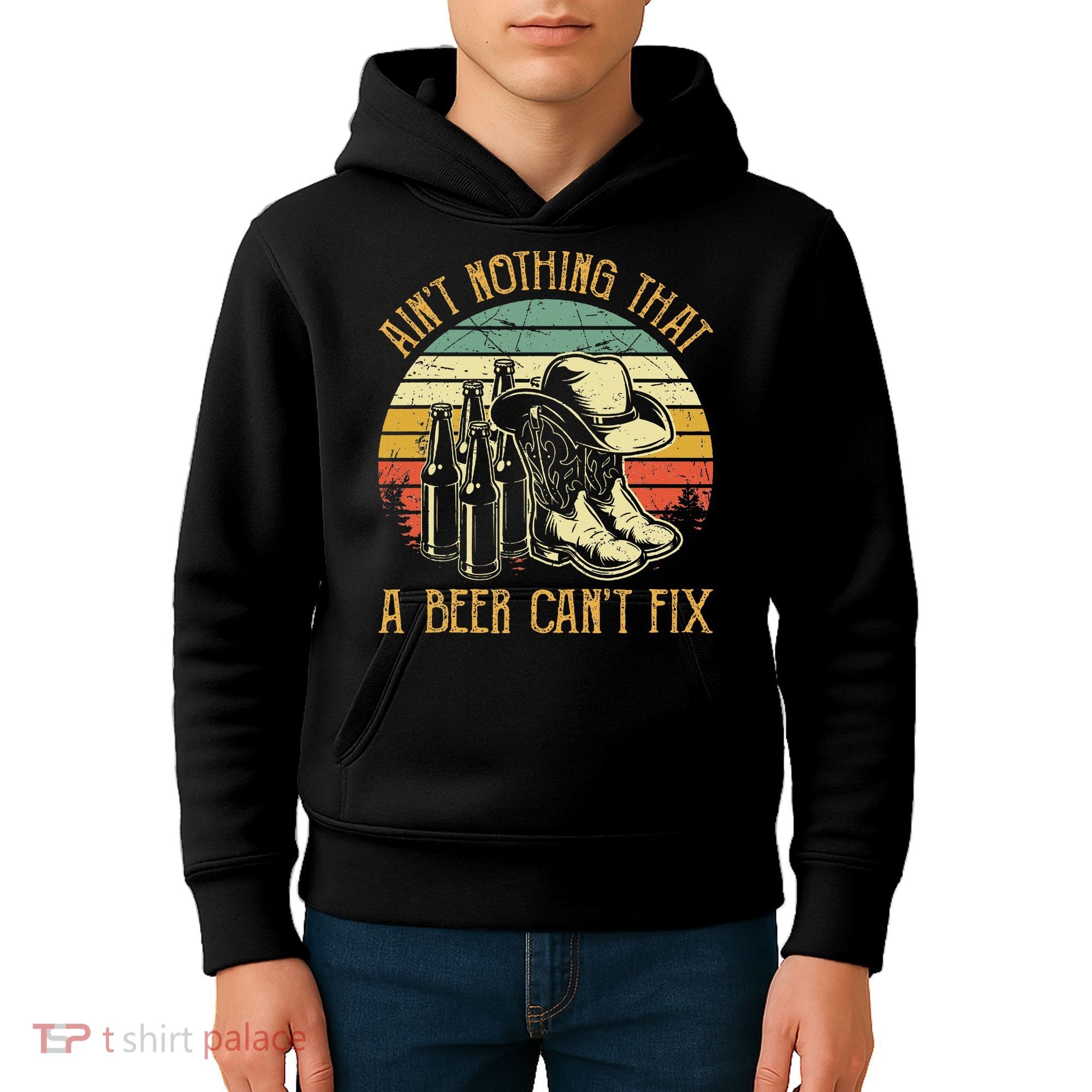 Aint Nothing That A Beer Cant Fix Country Music Kids Hoodie