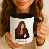 Actually No That’S Not The Truth Ellen Coffee Mug thumb 3