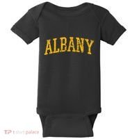 Albany Ny Throwback Baby Bodysuit thumb 0