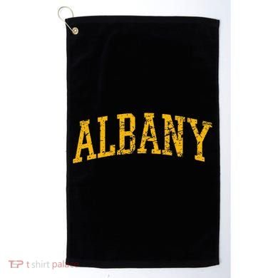 Albany Ny Throwback Golf Towel