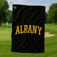 Albany Ny Throwback Golf Towel thumb 1