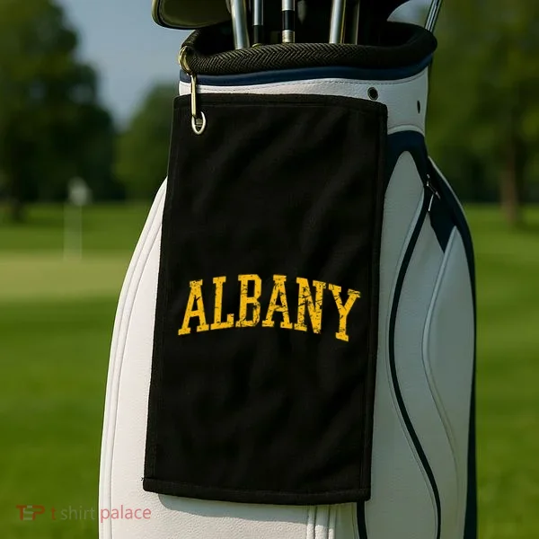 Albany Ny Throwback Golf Towel
