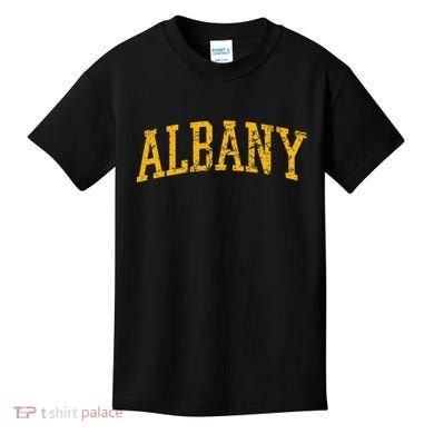 Albany Ny Throwback Kids T-Shirt