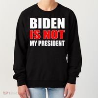 Anti Biden Is Not My President Women's Sweatshirt thumb 0