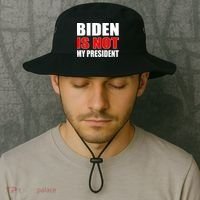 Anti Biden Is Not My President Bucket Hat thumb 2