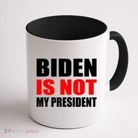 Anti Biden Is Not My President Coffee Mug thumb 1