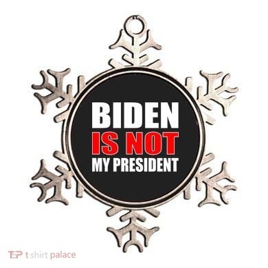 Anti Biden Is Not My President Ornament