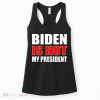 Anti Biden Is Not My President Women's Tank Top thumb 0