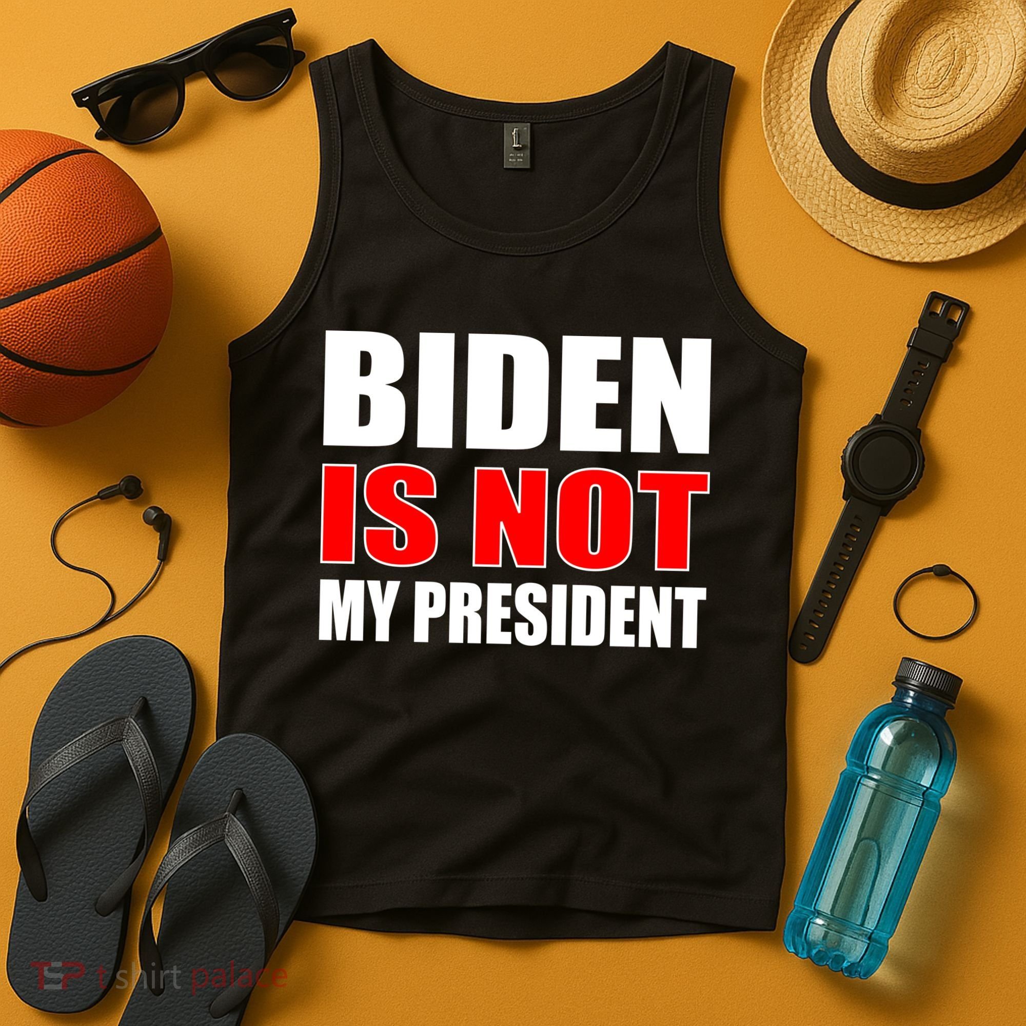 Anti Biden Is Not My President Tank Top