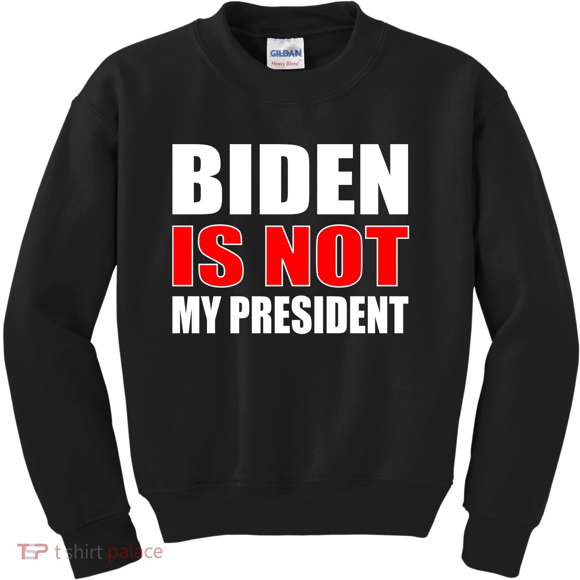 Anti Biden Is Not My President Kids Sweatshirt