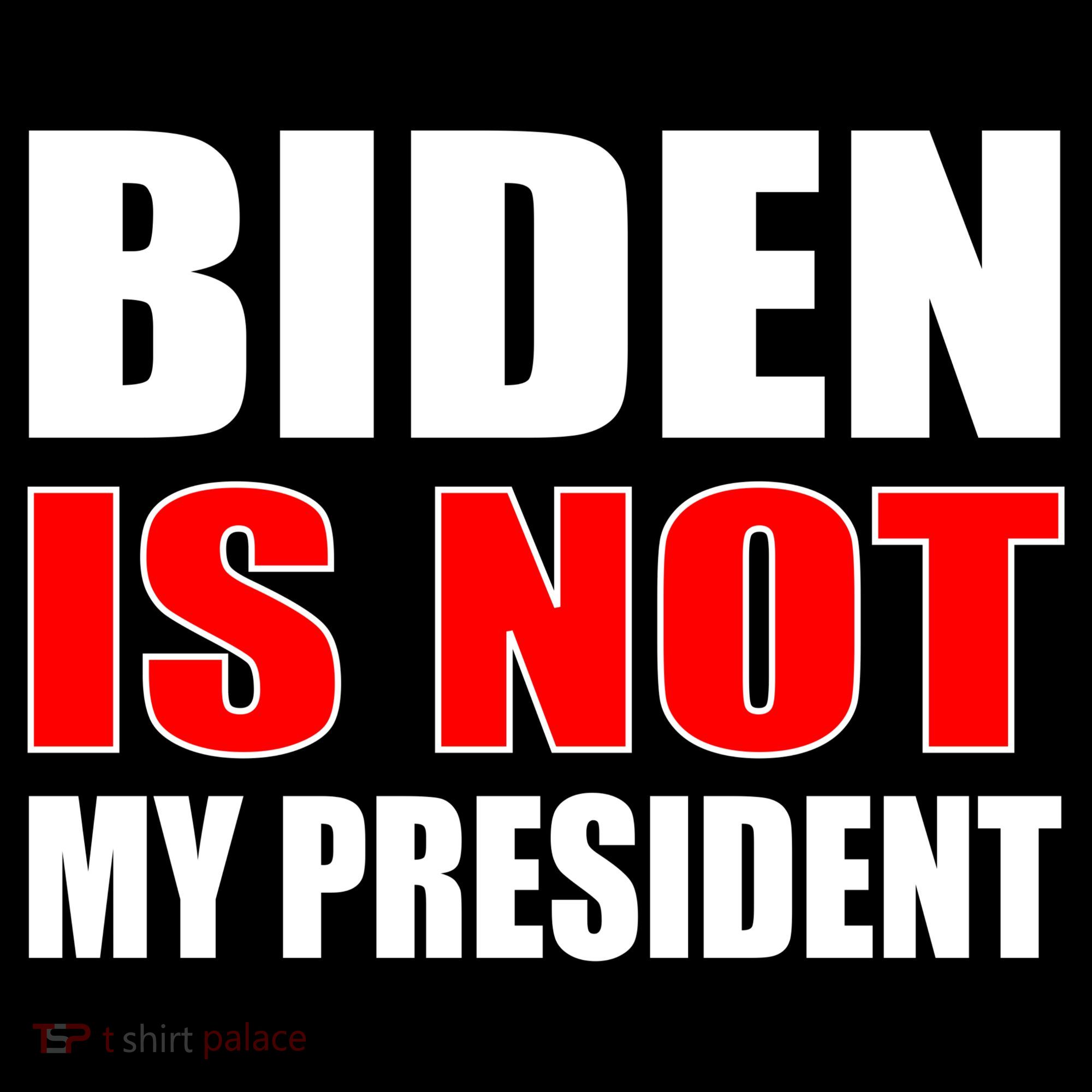 Anti Biden Is Not My President Tote Bag