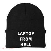 Anti Biden Pro Trump Laptop From Hell Beanie thumb 0