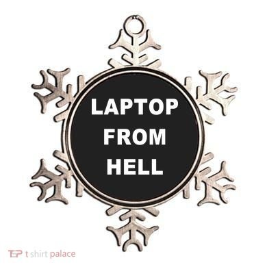 Anti Biden Pro Trump Laptop From Hell Ornament