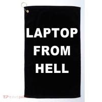 Anti Biden Pro Trump Laptop From Hell Golf Towel thumb 0