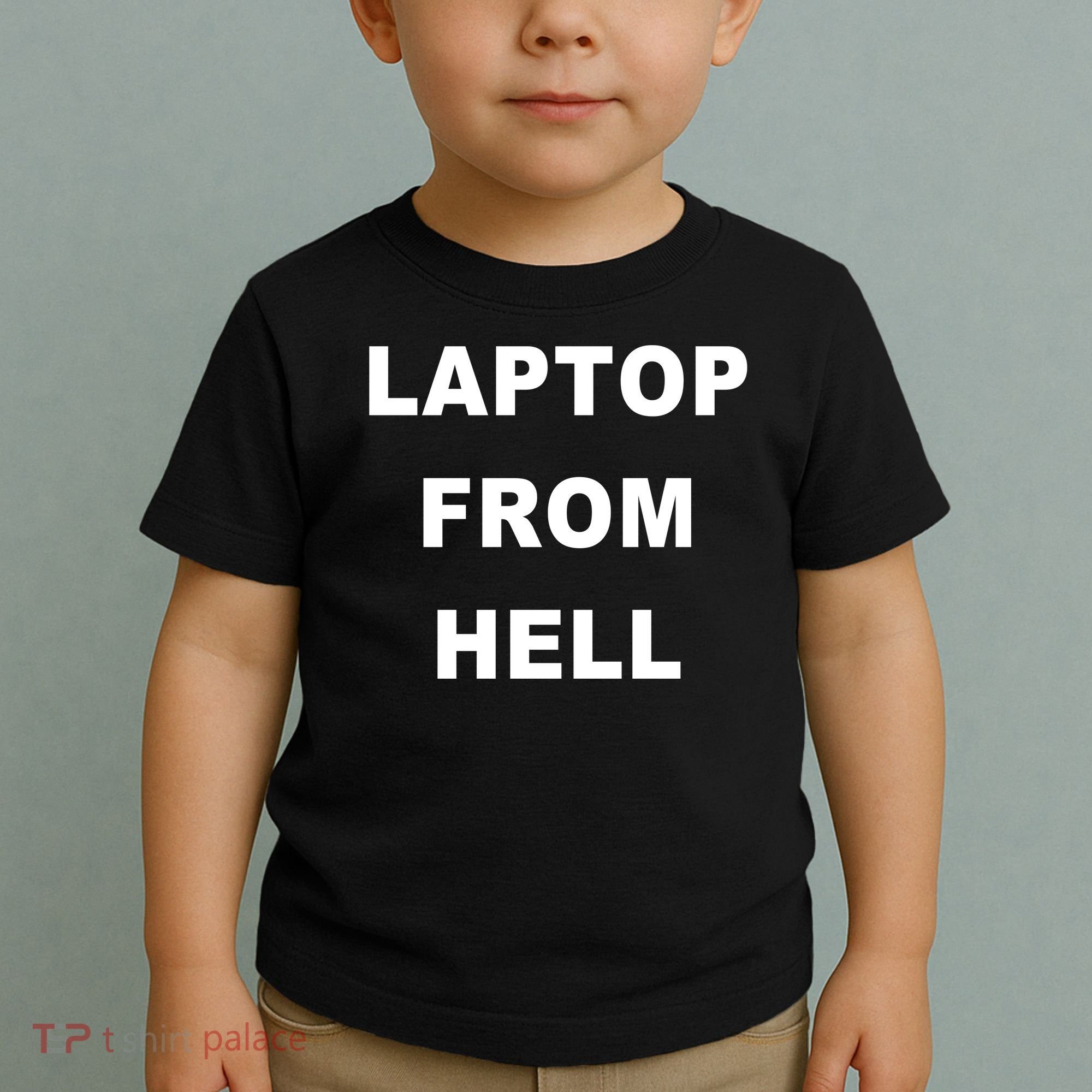 Anti Biden Pro Trump Laptop From Hell Toddler T-Shirt