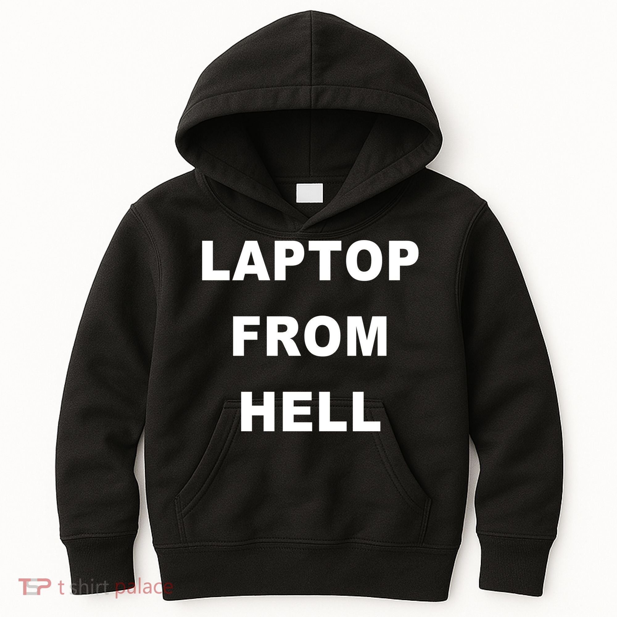 Anti Biden Pro Trump Laptop From Hell Kids Hoodie