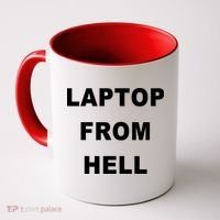 Anti Biden Pro Trump Laptop From Hell Coffee Mug thumb 0