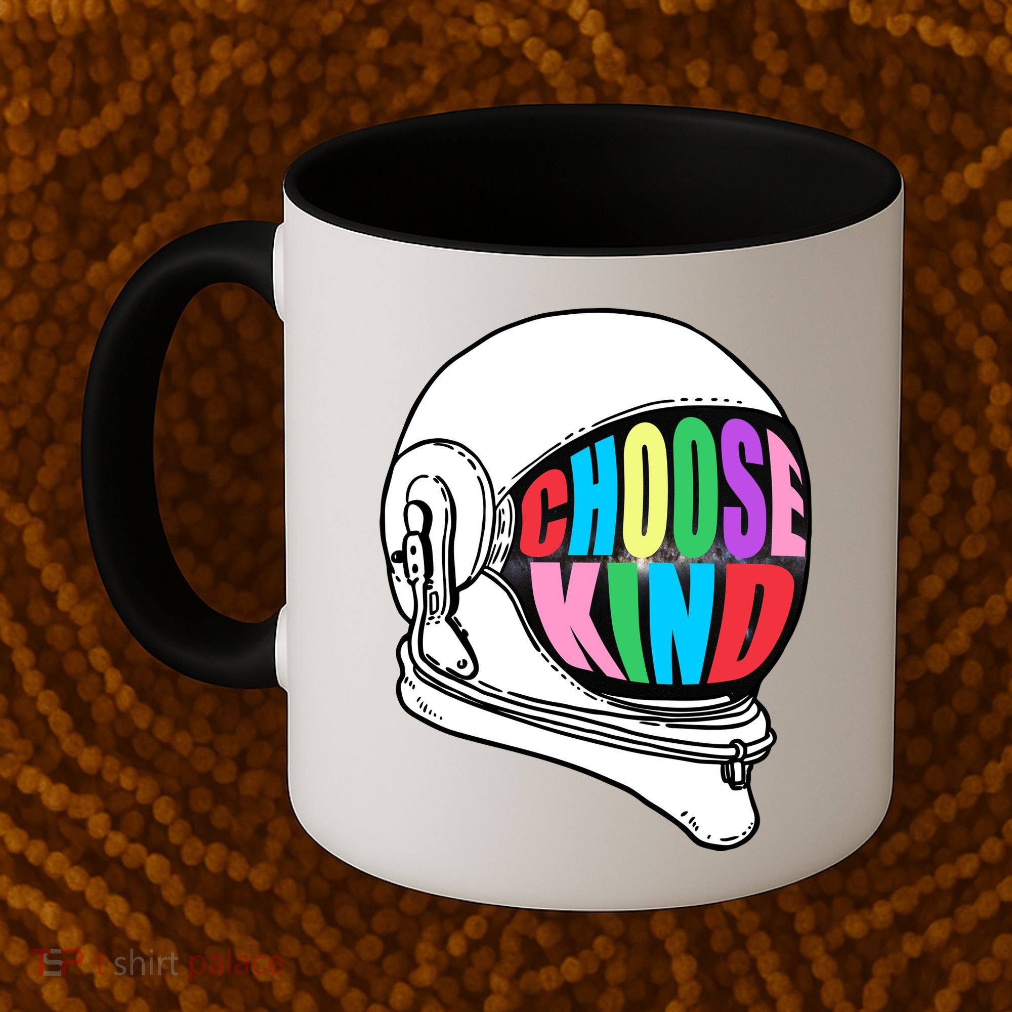 Anti-Bullying Choose Kind Astronaut Helmet Coffee Mug