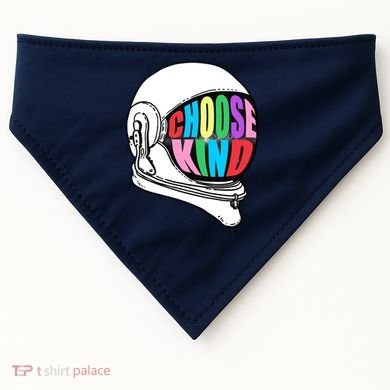 Anti-Bullying Choose Kind Astronaut Helmet USA-Made Doggie Bandana