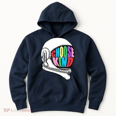 Anti-Bullying Choose Kind Astronaut Helmet Hoodie