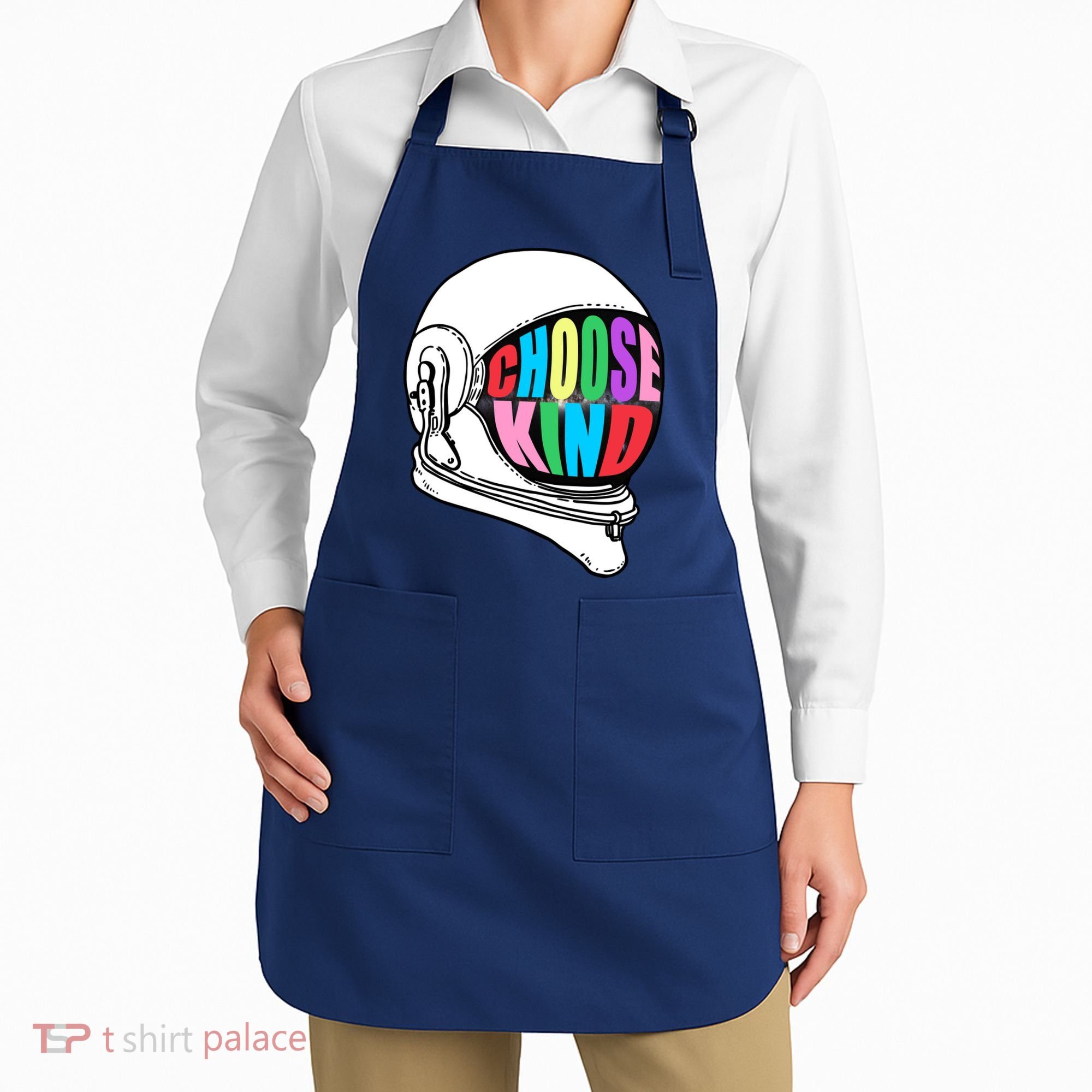 Anti-Bullying Choose Kind Astronaut Helmet Apron
