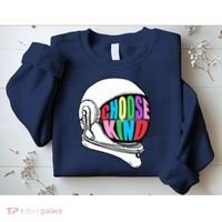 Anti-Bullying Choose Kind Astronaut Helmet Sweatshirt thumb 2