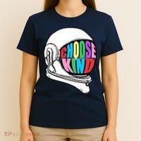 Anti-Bullying Choose Kind Astronaut Helmet T-Shirt thumb 4