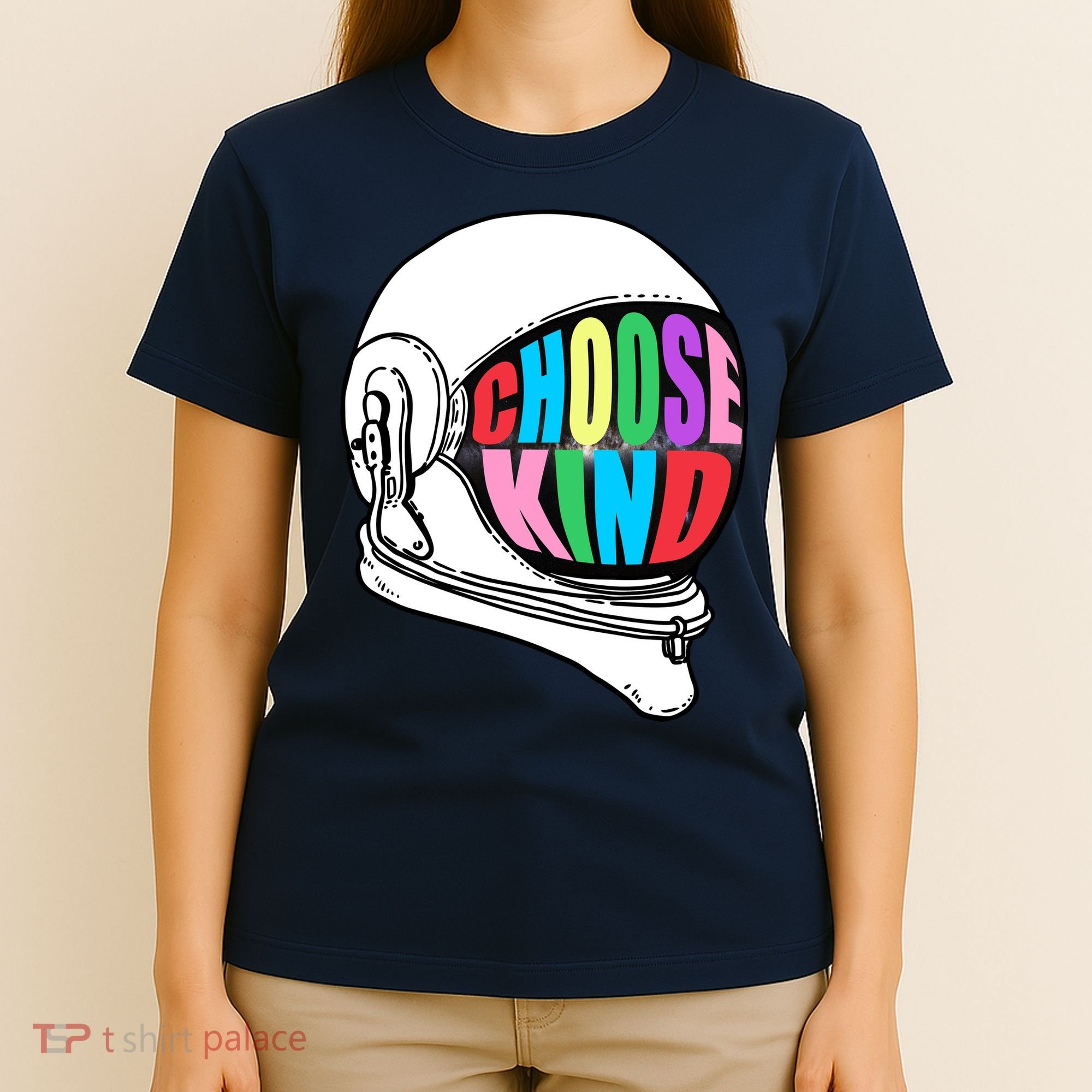 Anti-Bullying Choose Kind Astronaut Helmet T-Shirt