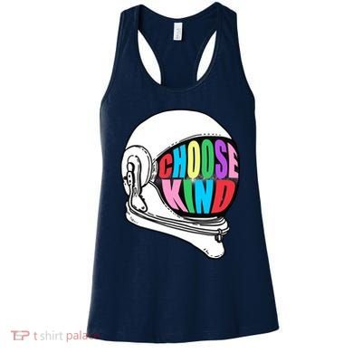 Anti-Bullying Choose Kind Astronaut Helmet Women's Tank Top