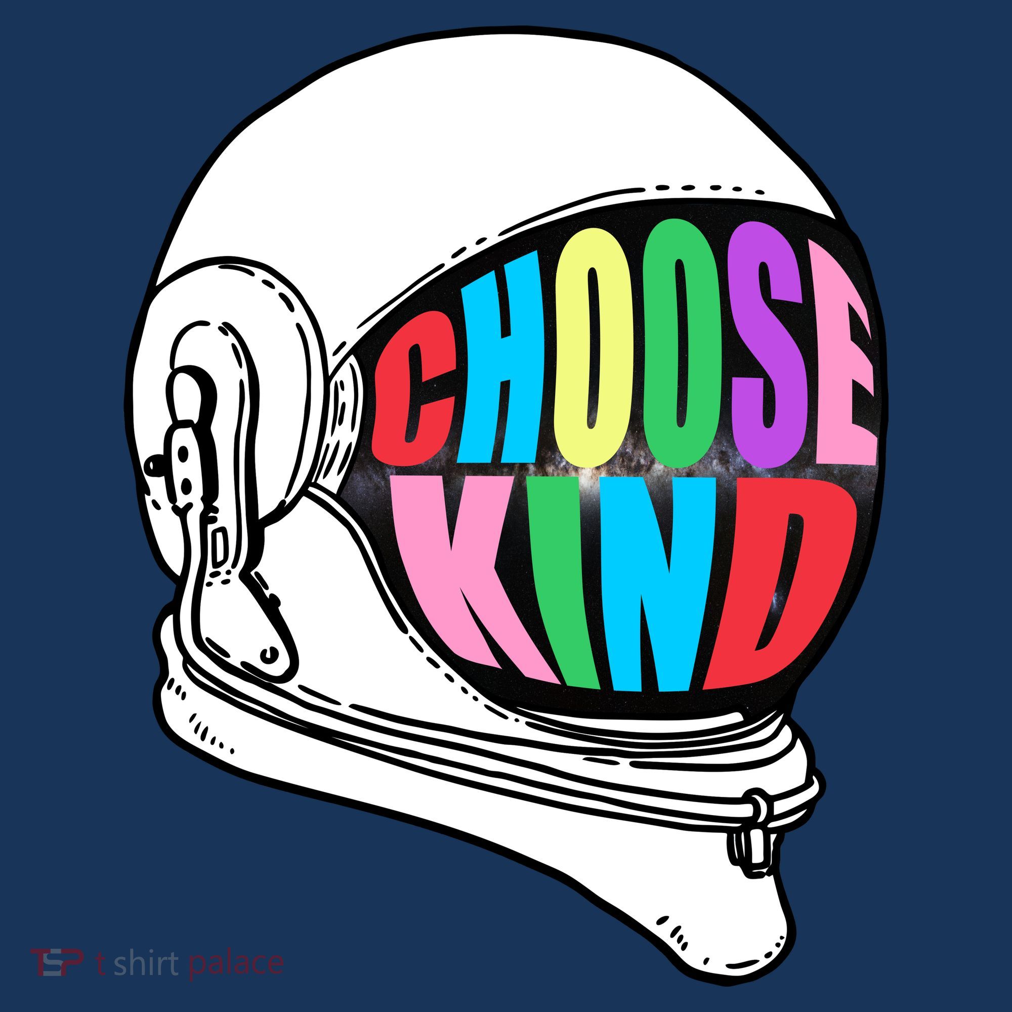 Anti-Bullying Choose Kind Astronaut Helmet Women's Tank Top