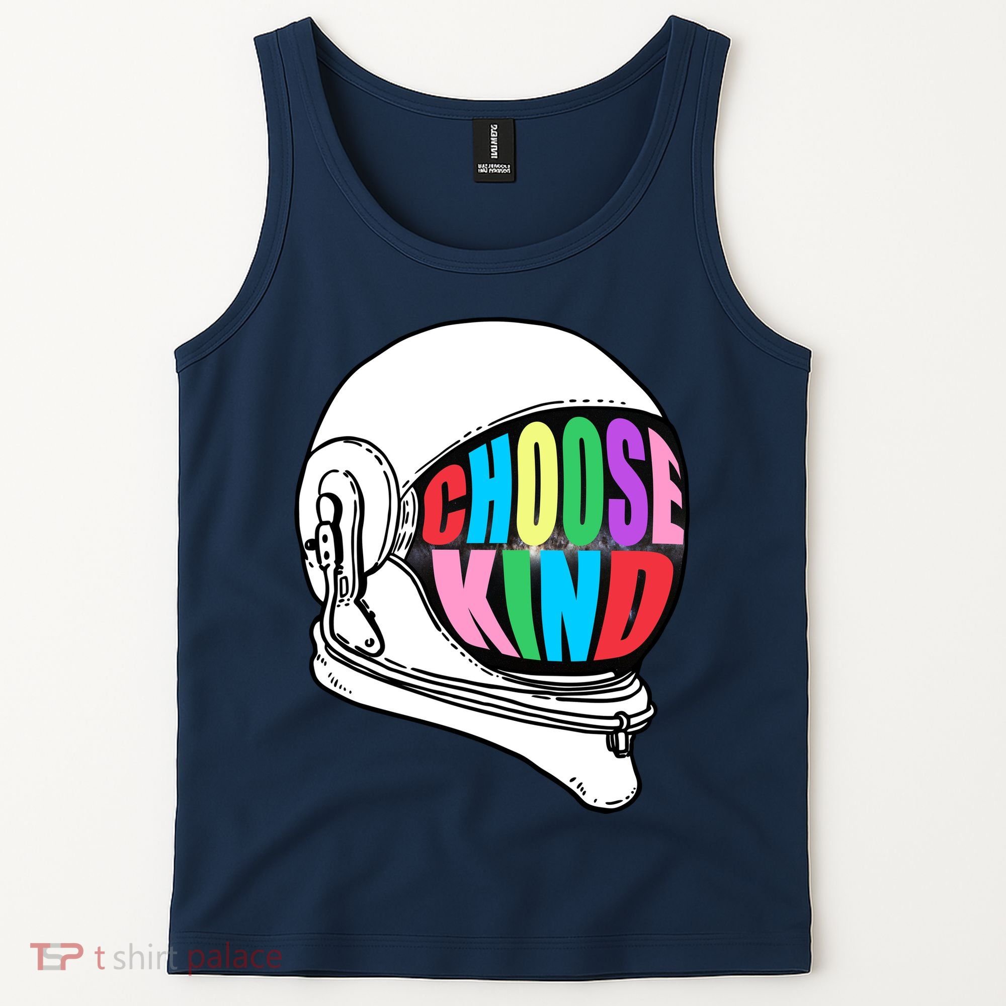 Anti-Bullying Choose Kind Astronaut Helmet Tank Top