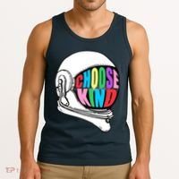 Anti-Bullying Choose Kind Astronaut Helmet Tank Top thumb 3