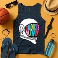 Anti-Bullying Choose Kind Astronaut Helmet Tank Top thumb 4