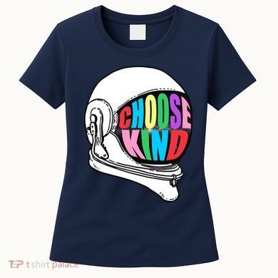 Anti-Bullying Choose Kind Astronaut Helmet Women's T-Shirt