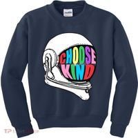 Anti-Bullying Choose Kind Astronaut Helmet Kids Sweatshirt thumb 0