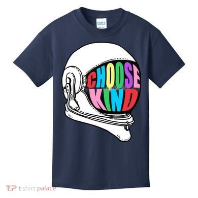 Anti-Bullying Choose Kind Astronaut Helmet Kids T-Shirt