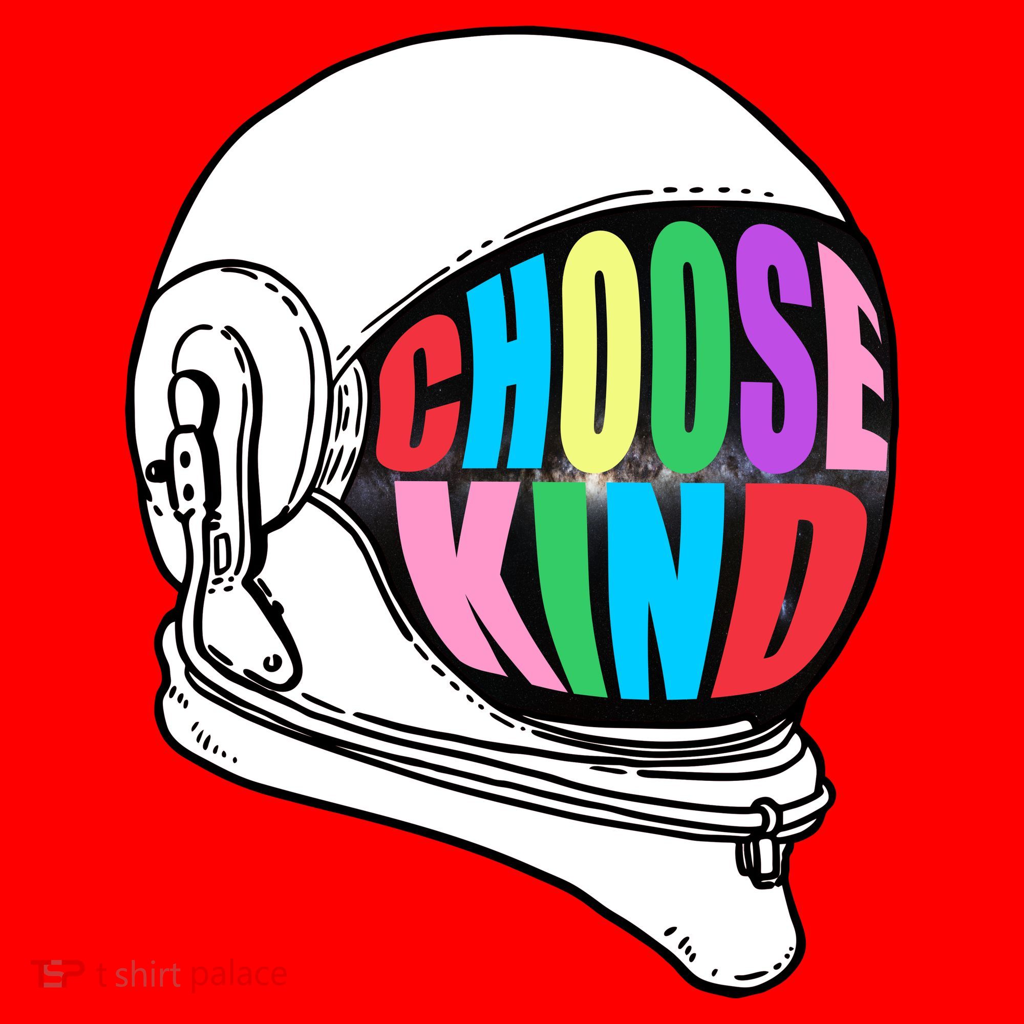 Anti-Bullying Choose Kind Astronaut Helmet Santa Hat