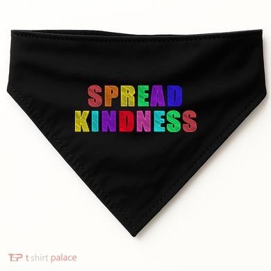 Anti-Bullying Spread Kindness Love Peace USA-Made Doggie Bandana