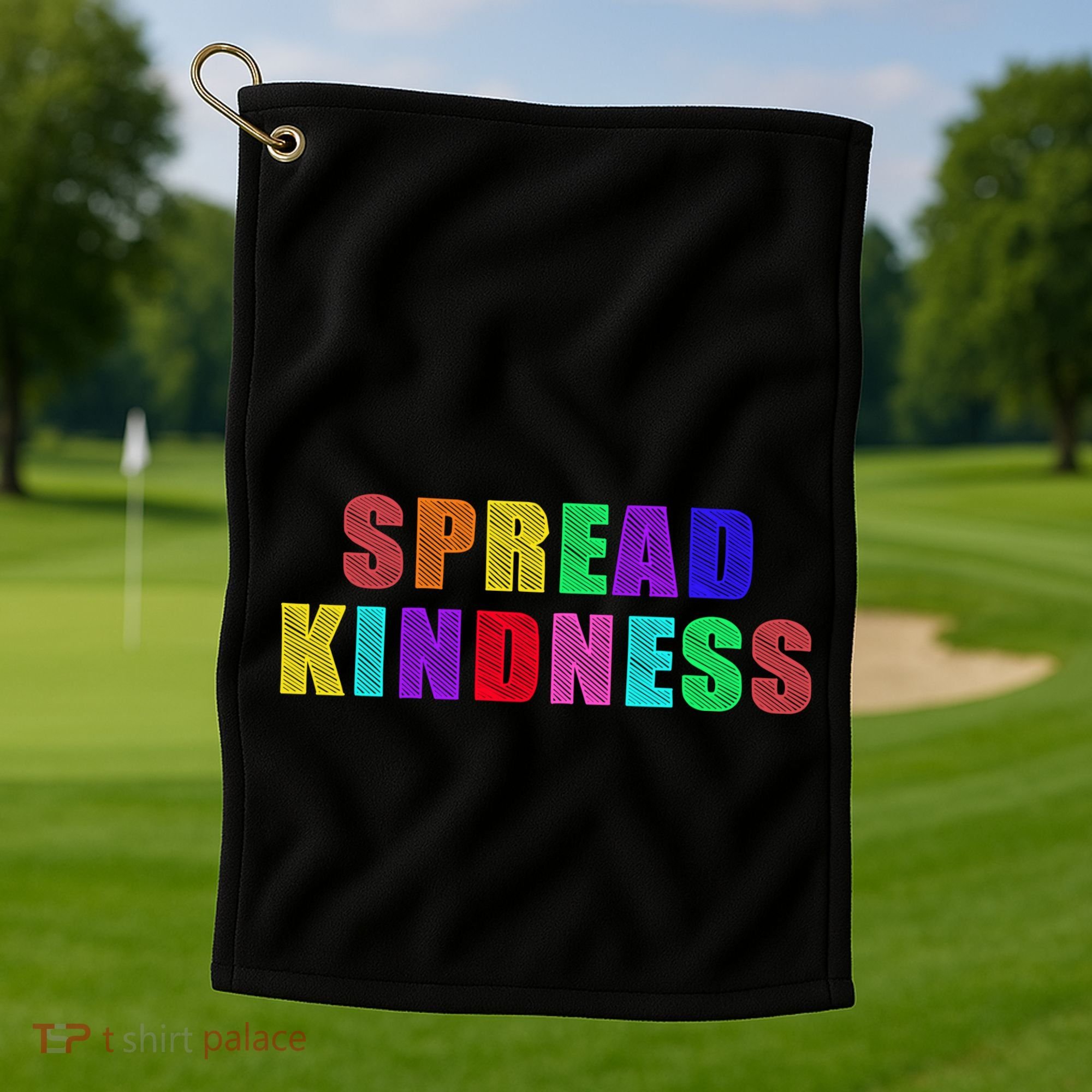 Anti-Bullying Spread Kindness Love Peace Golf Towel