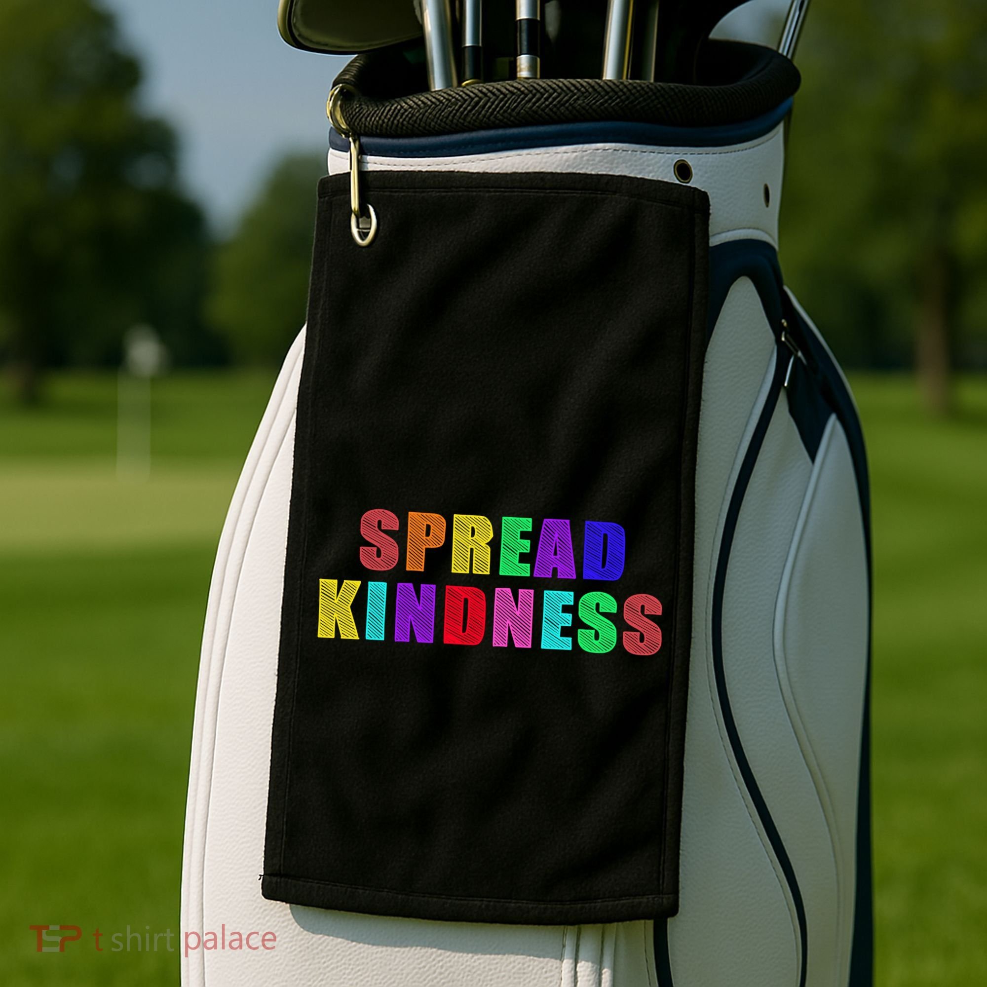 Anti-Bullying Spread Kindness Love Peace Golf Towel