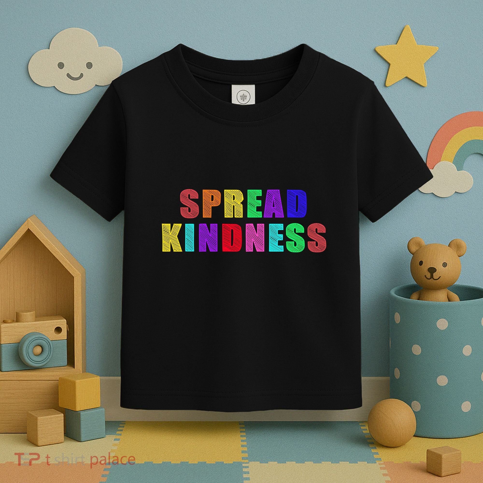 Anti-Bullying Spread Kindness Love Peace Toddler T-Shirt